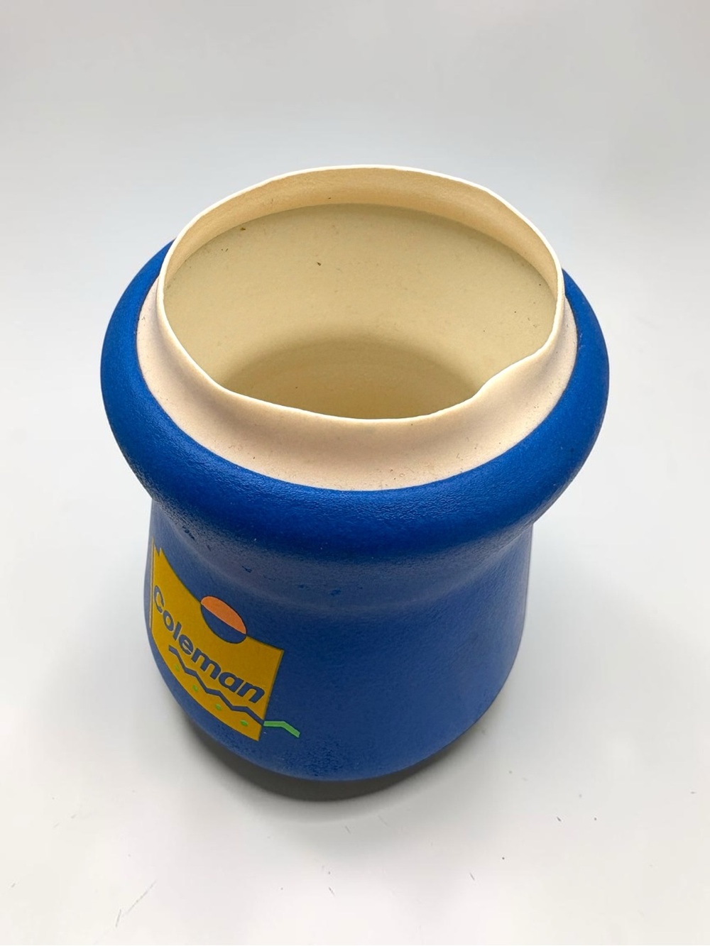 Vintage Coleman Tuffoam Koozie Insulated Can Cooler Blue Retro Springfield, MO - Picture 5 of 16